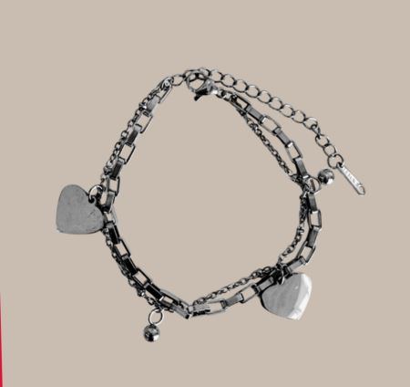 PULSERA PLATEADA DOBLE