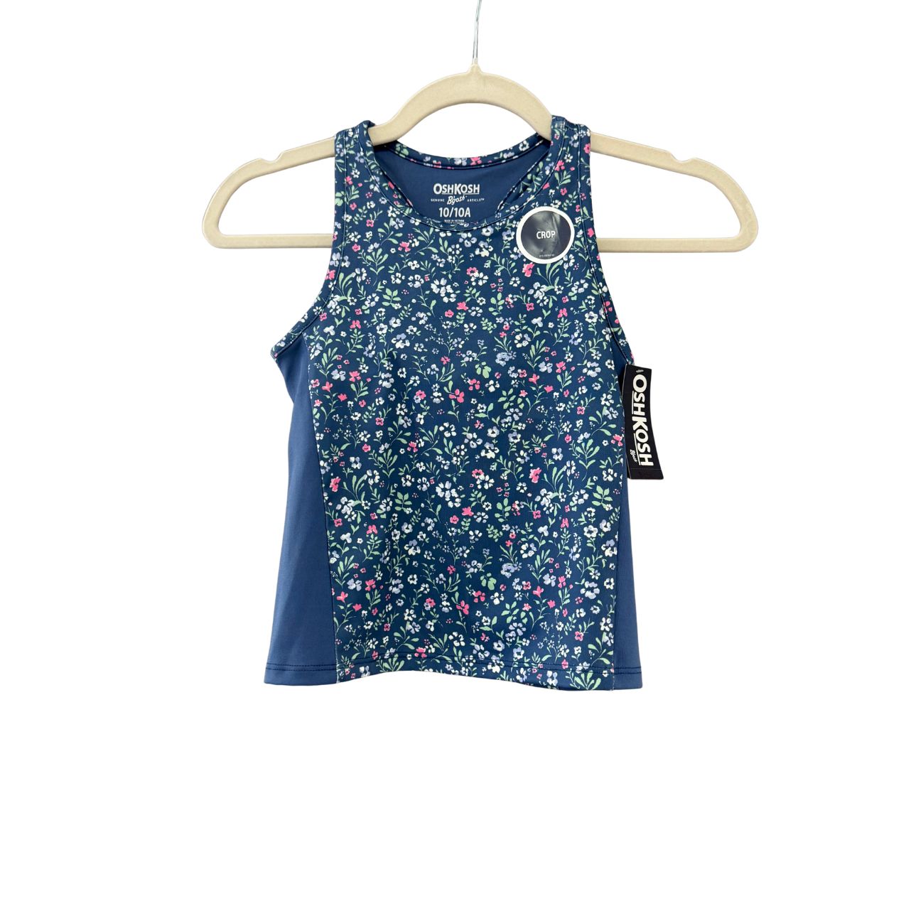 BLUSA DEPORTIVA AZUL FLORES &#180;&#180;10&#180;&#180;