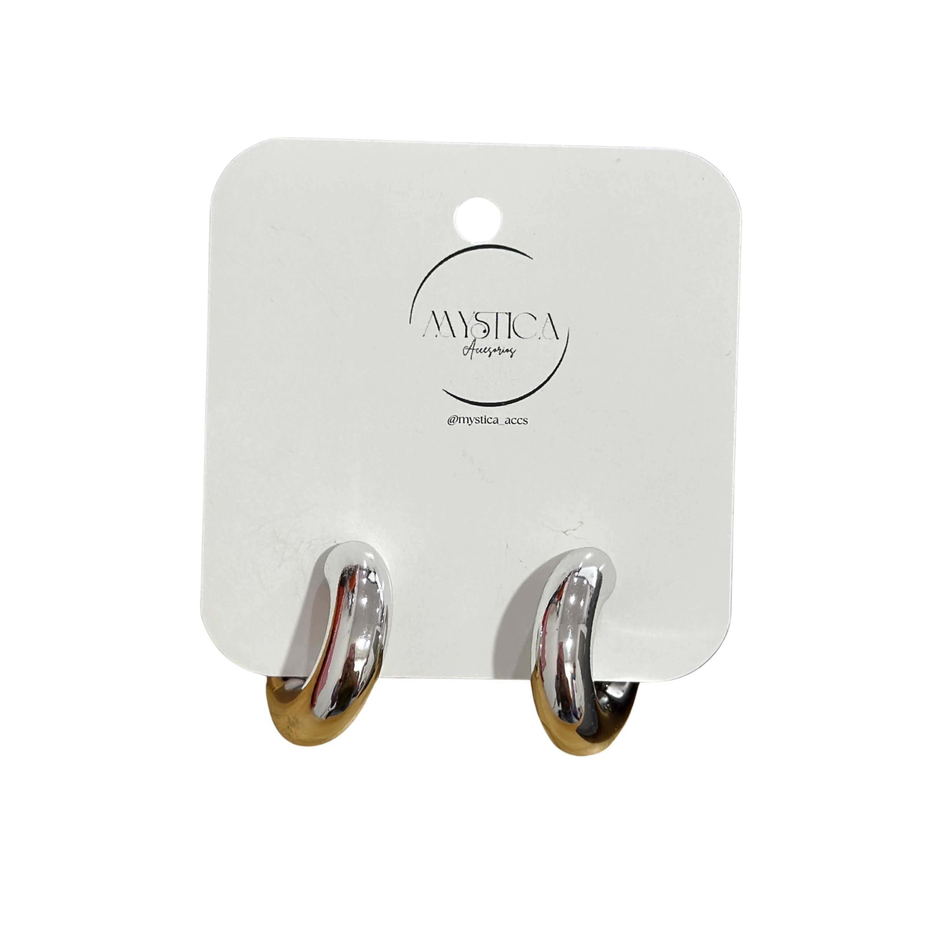 ARETES PLATEADOS
