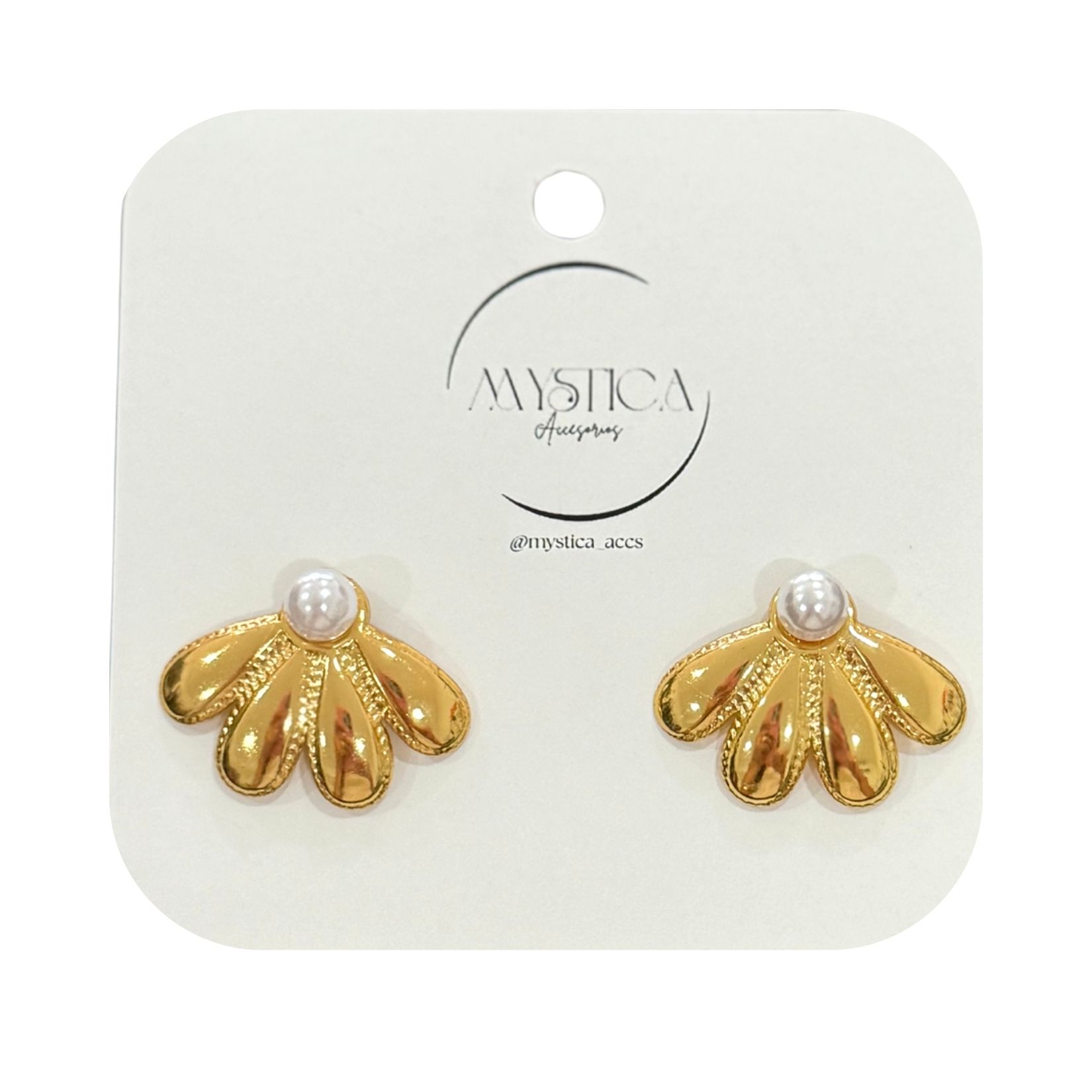 ARETES DORADOS CON PERLAS
