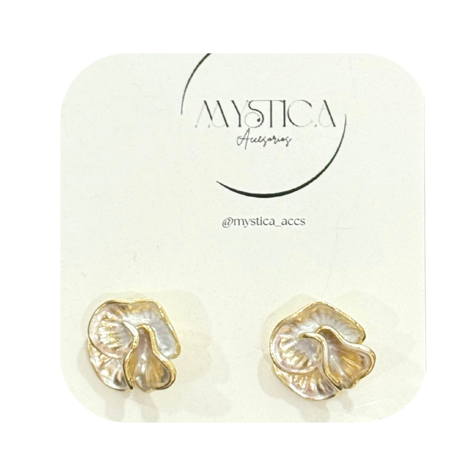 ARETES DORADO CON PERLA