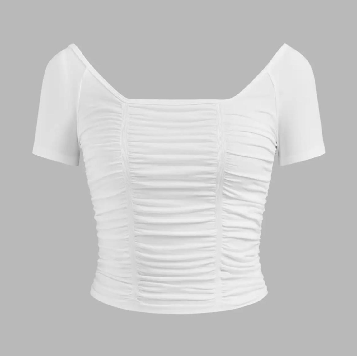 BLUSA BLANCA TALLA &#180;&#180;L&#180;&#180;