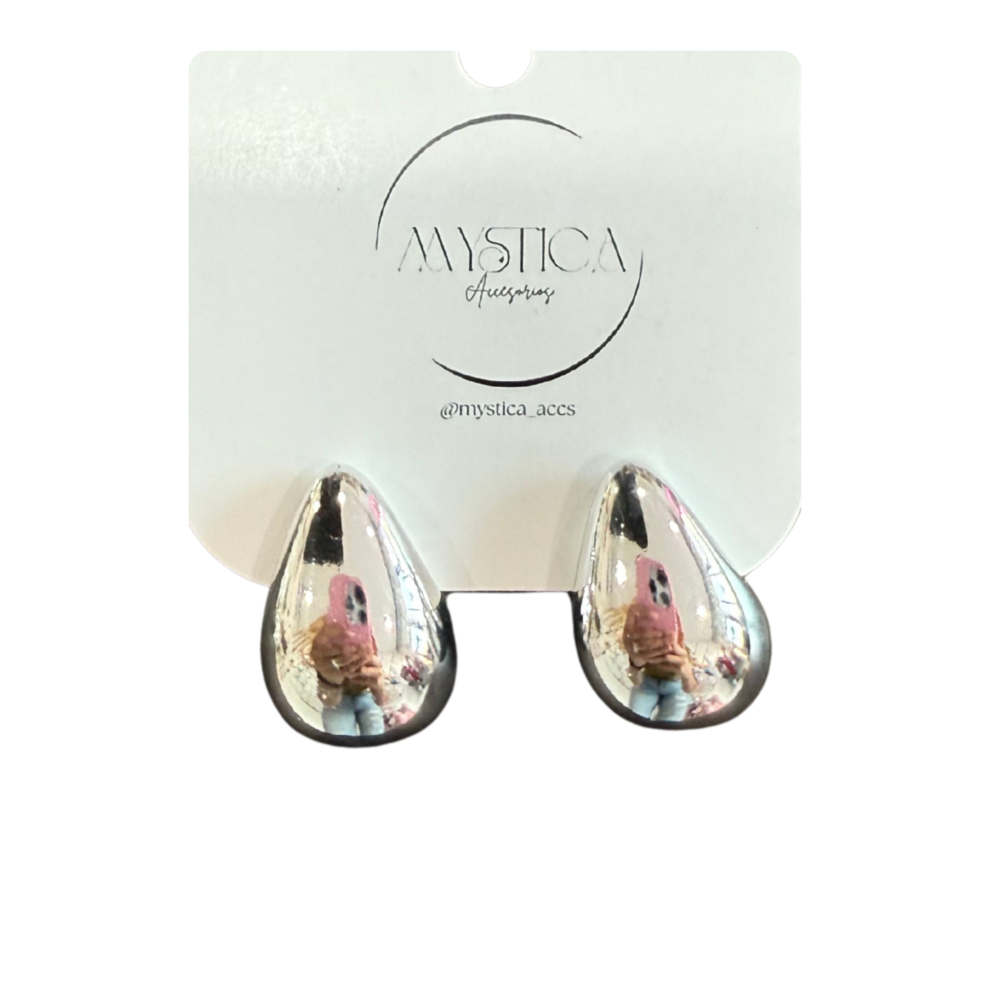 ARETES PLATEADOS