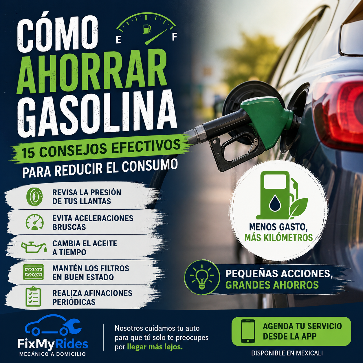 Cómo ahorrar gasolina: 15 consejos efectivos para reducir el consumo de combustible