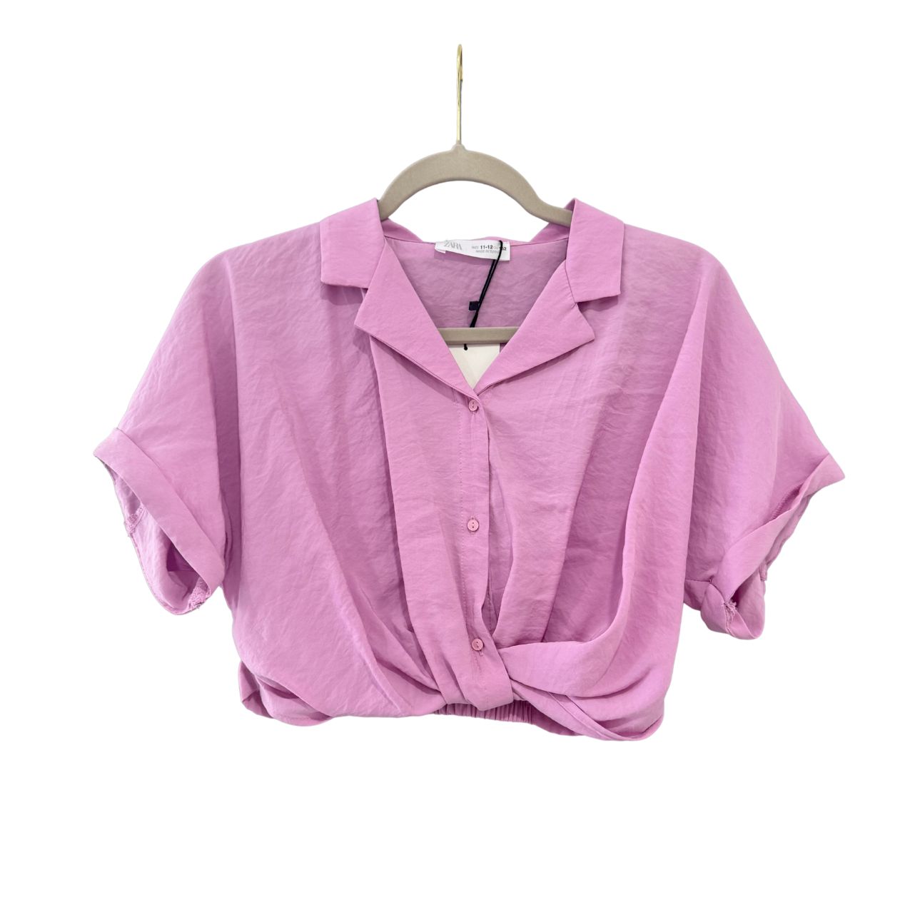 BLUSA LILA ZARA TALLA 11-12