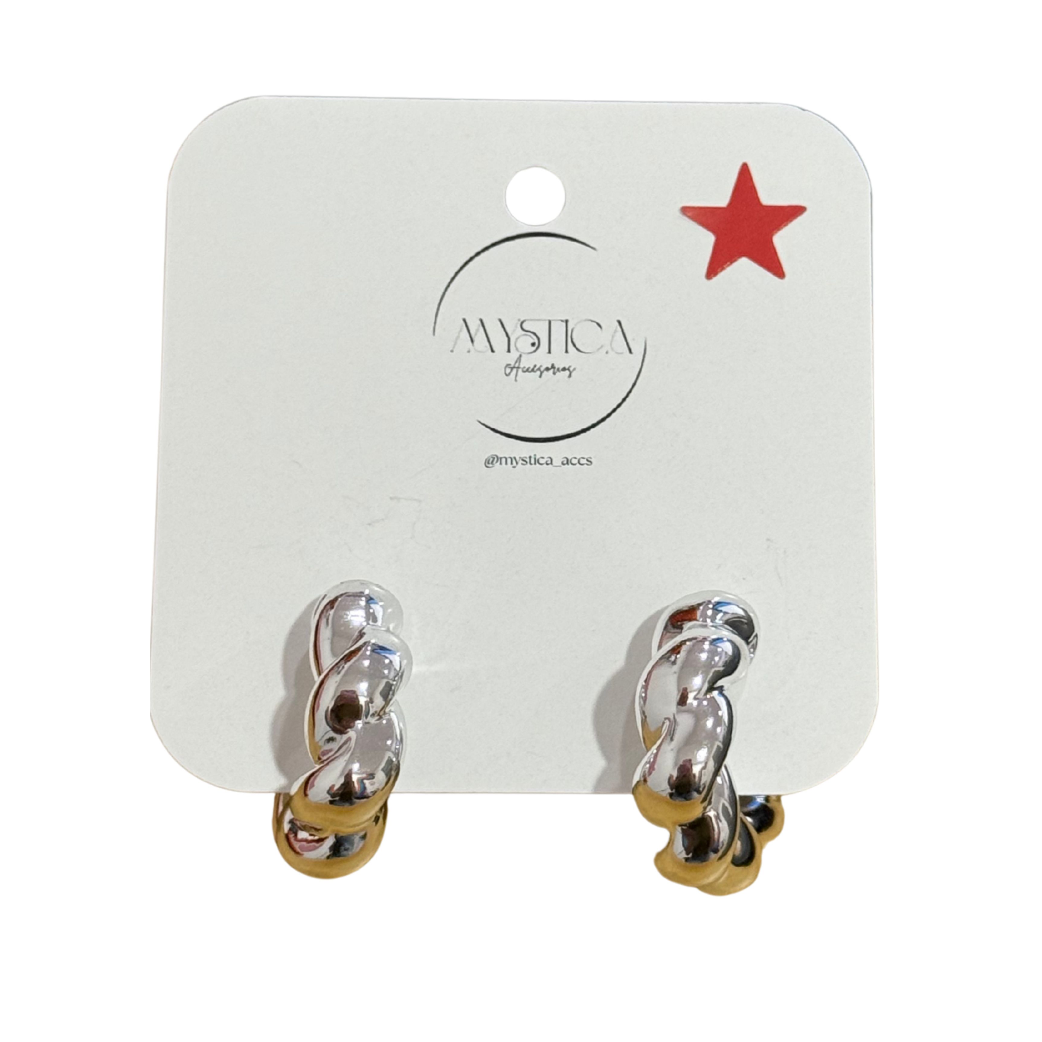 ARETES PLATEADOS