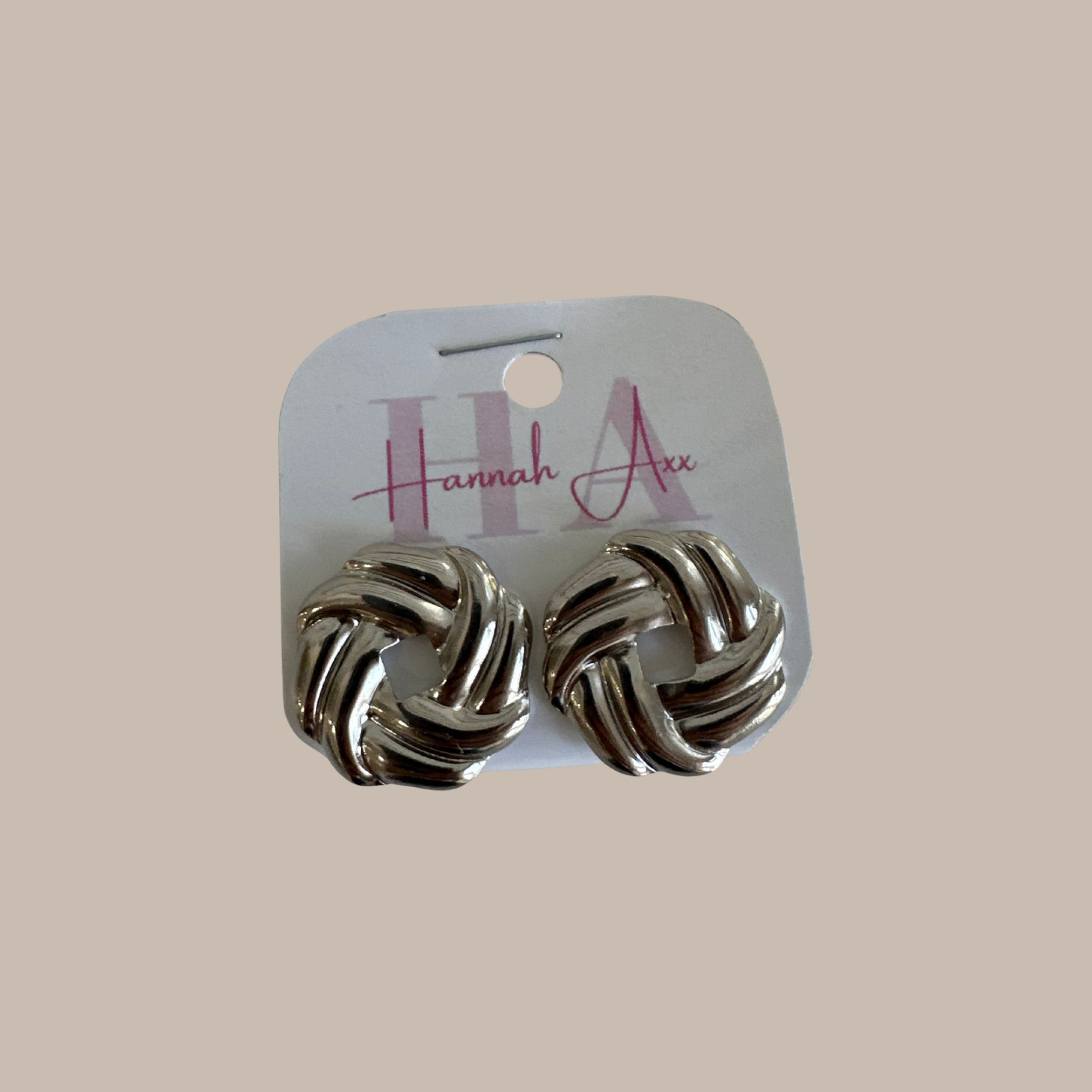 ARETES PLATEADOS