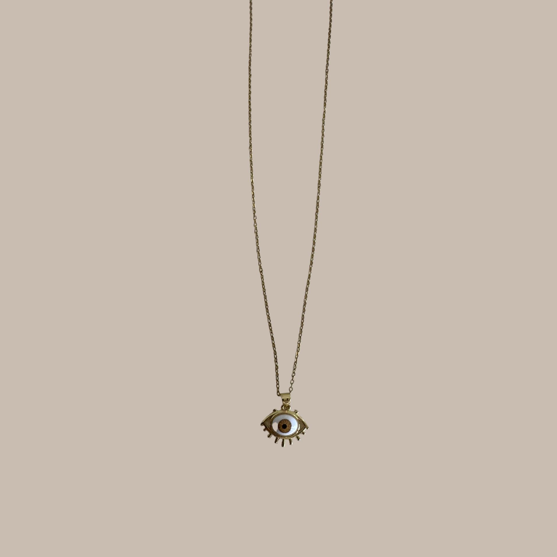 COLLAR DORADO OJO 