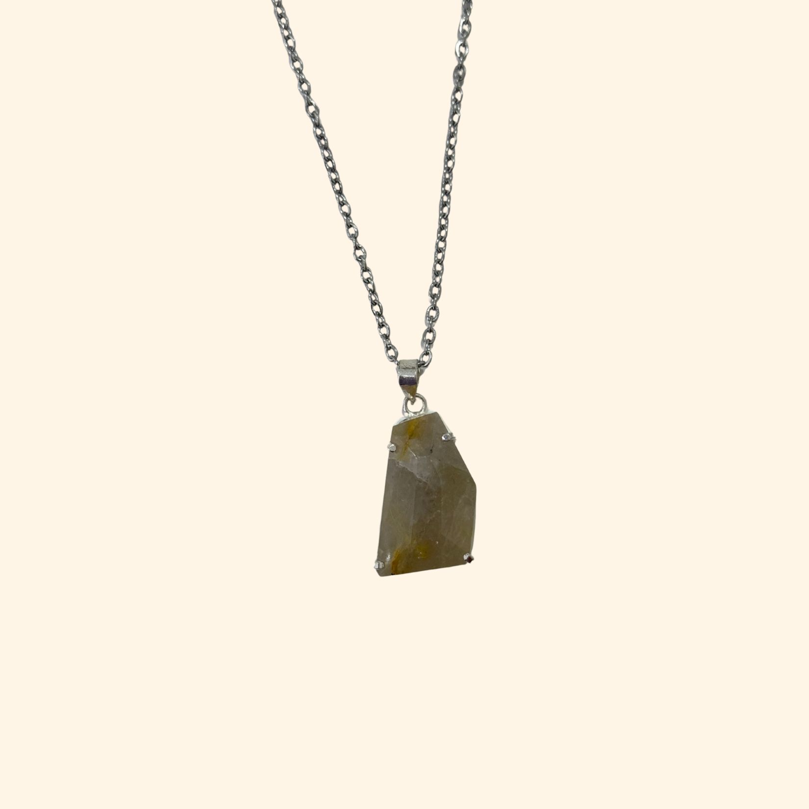 COLLAR CUARZO RUTILADO 