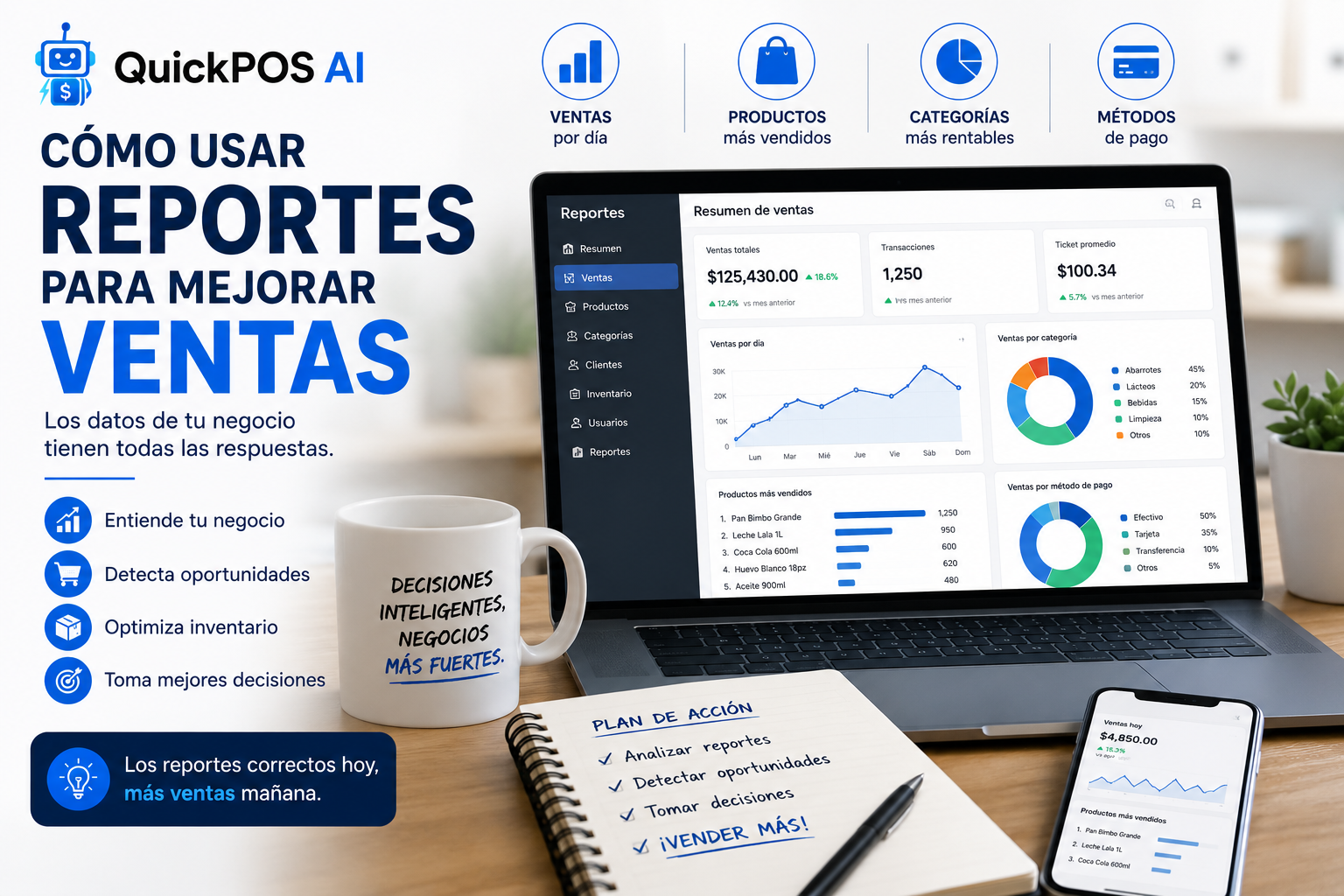 Cómo usar reportes para mejorar ventas en tu negocio