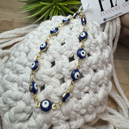 PULSERA OJO TURCO AZUL