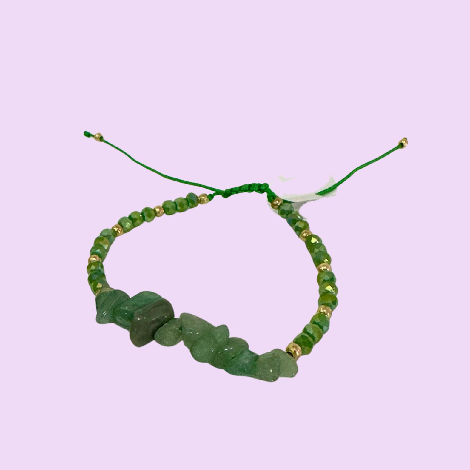 PULSERA PIEDRAS VERDE 