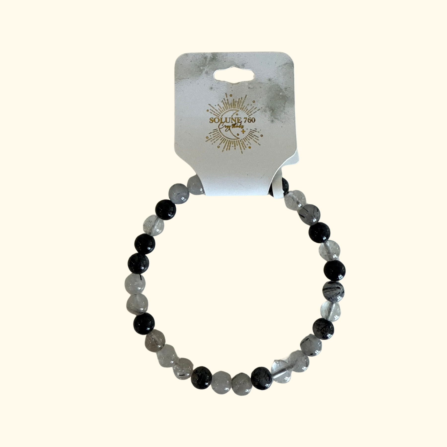 PULSERA CUARZO TURMALINADO