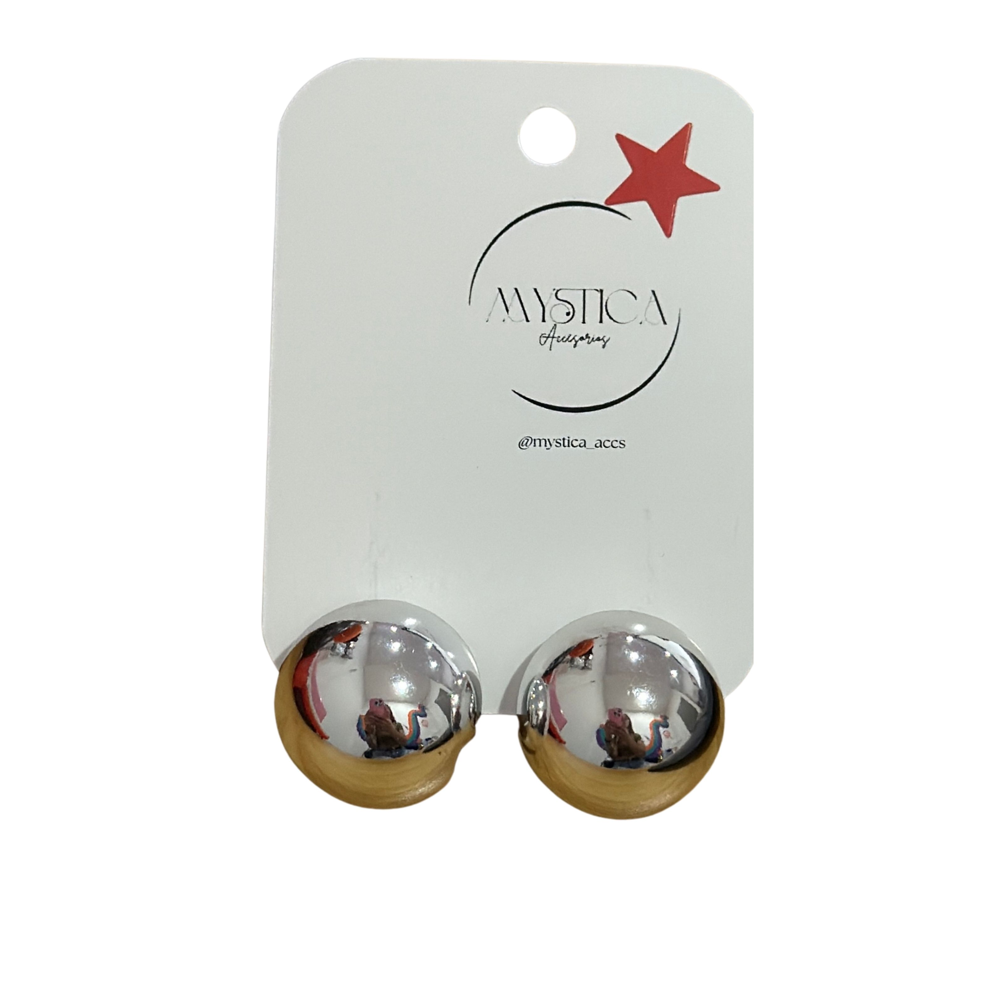 ARETES PLATEADOS