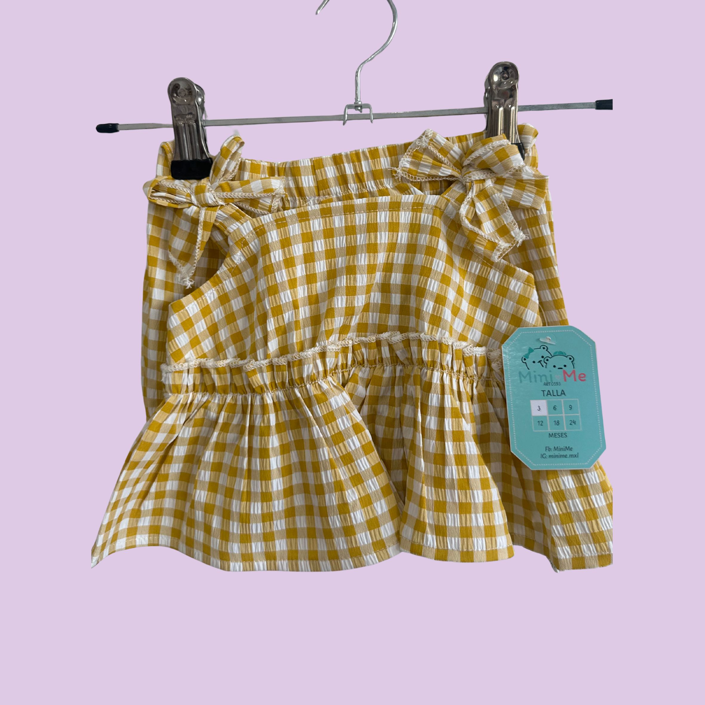 SET AMARILLO TALLA 3 MESES