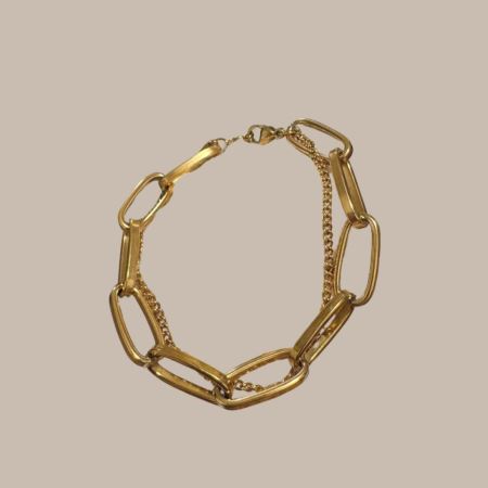 PULSERA DORADA DOBLE