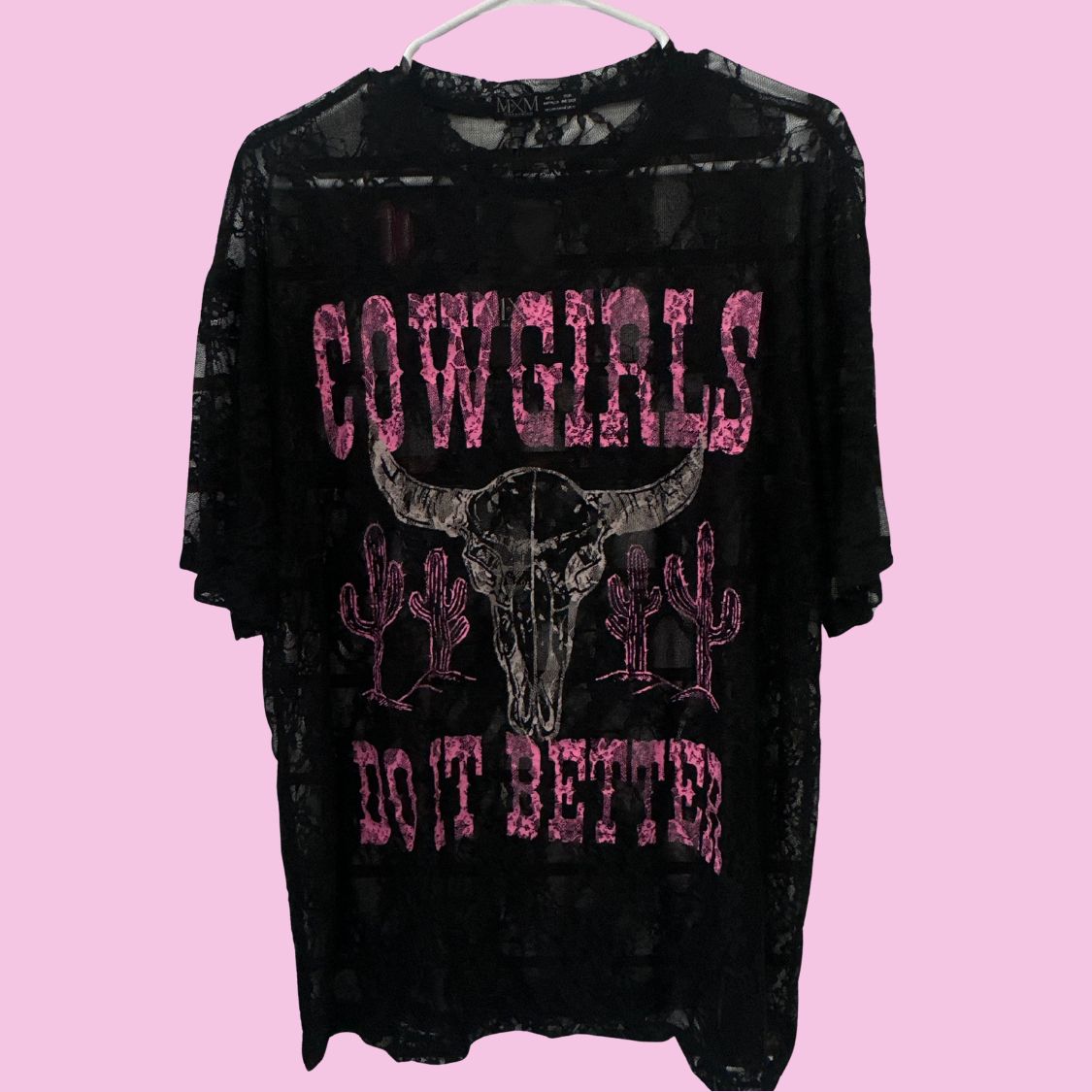 OVERSIZE ENCAJE COWBOY UNITALLA