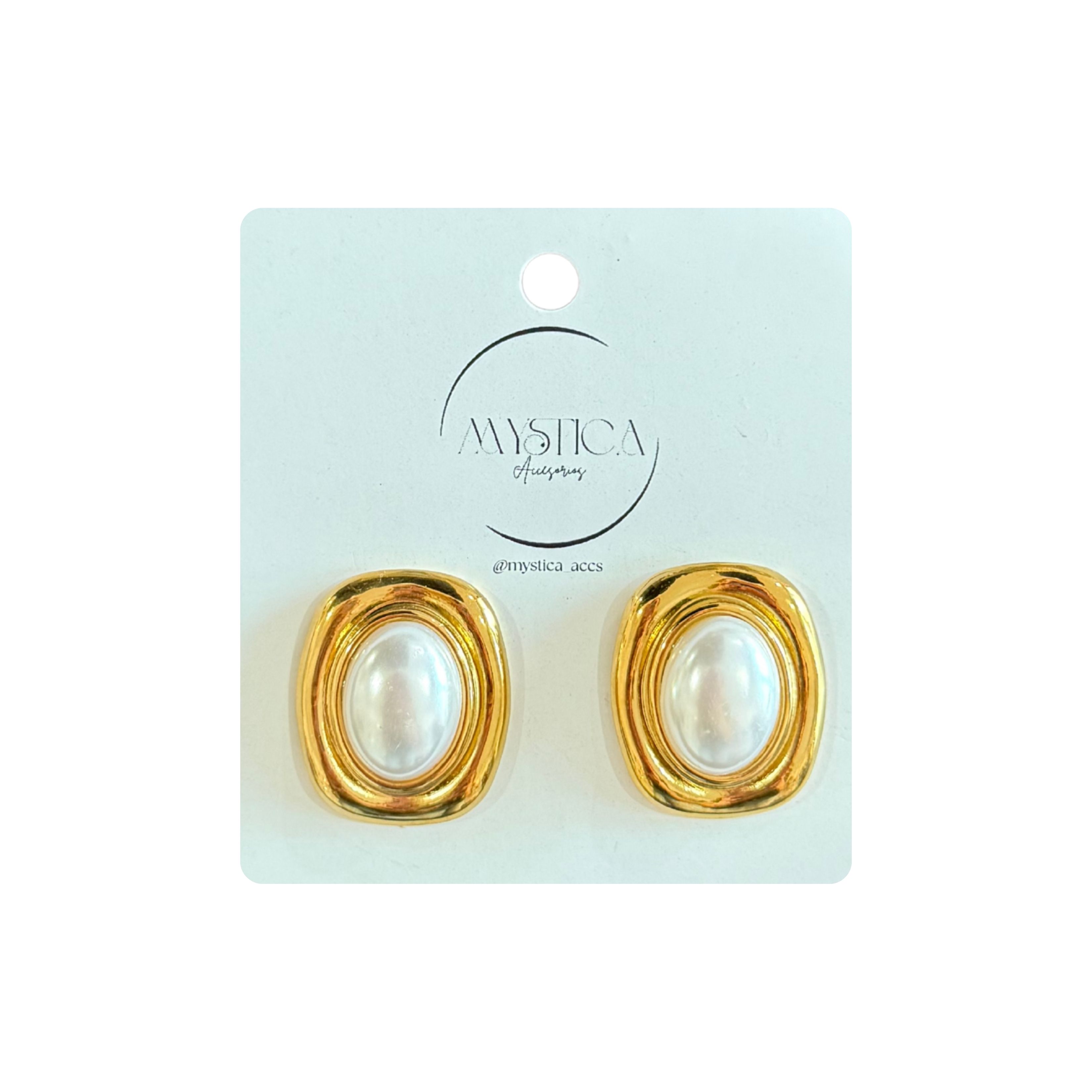 ARETES DORADOS CON PERLAS