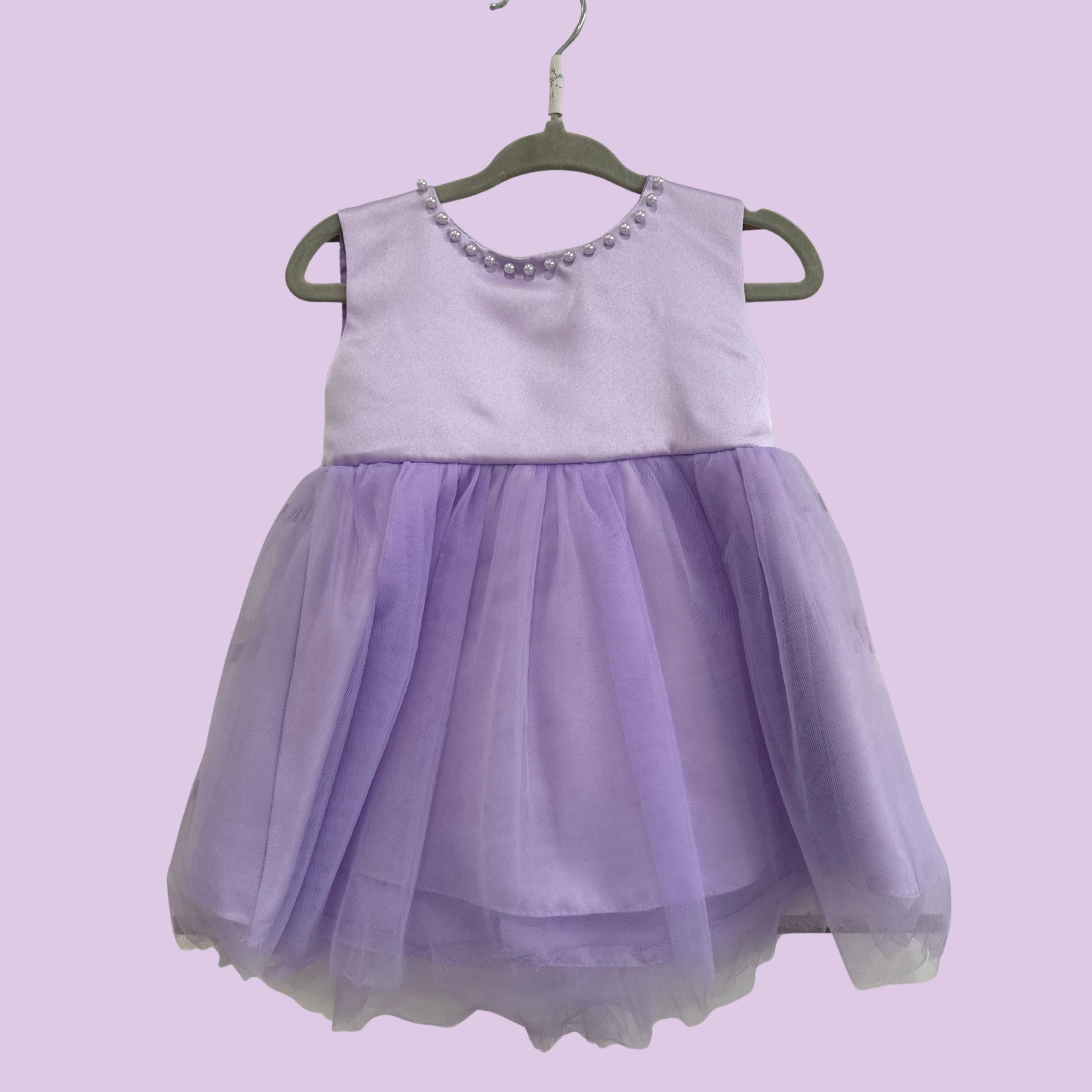 VESTIDO LILA TALLA 9-12