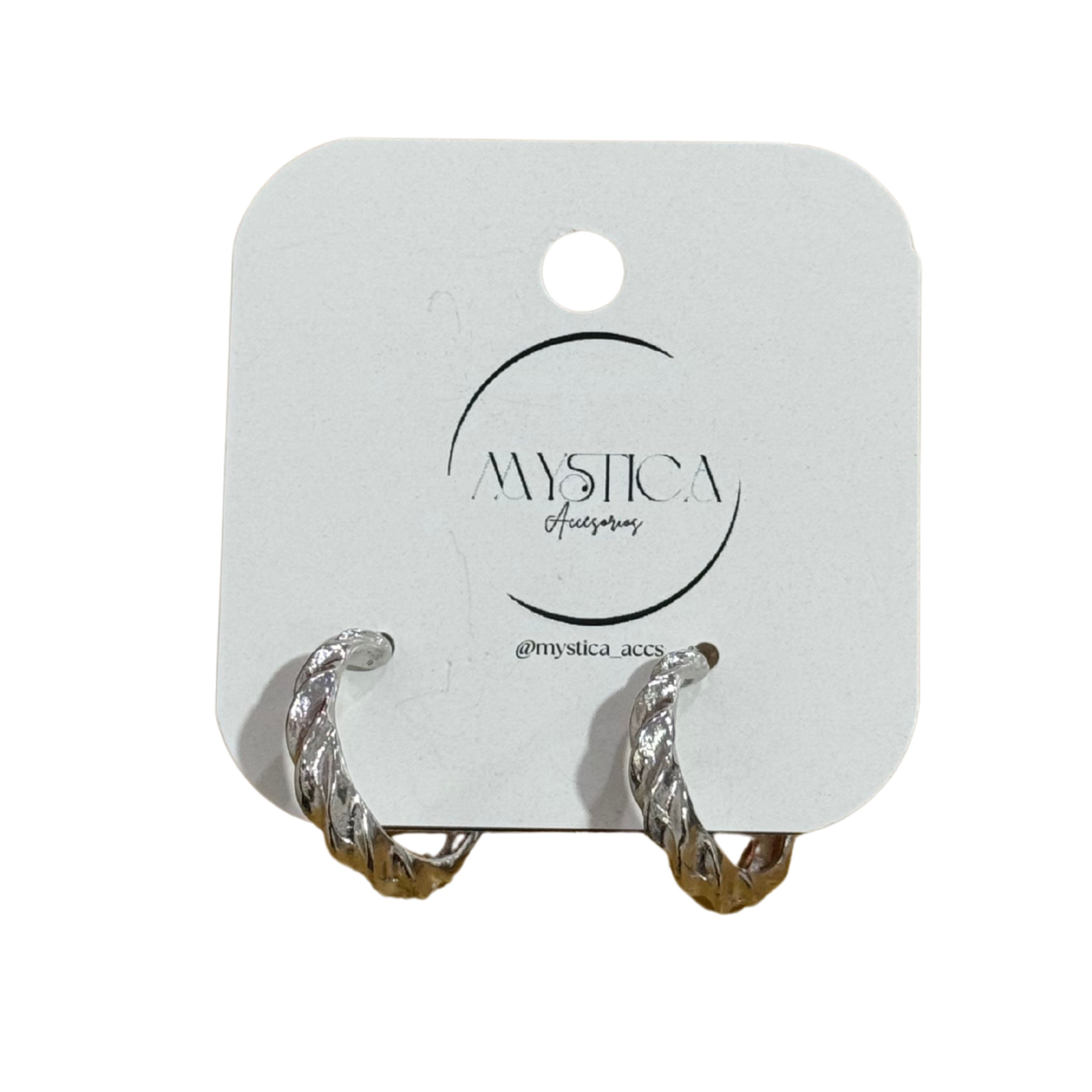 ARETES PLATEADOS