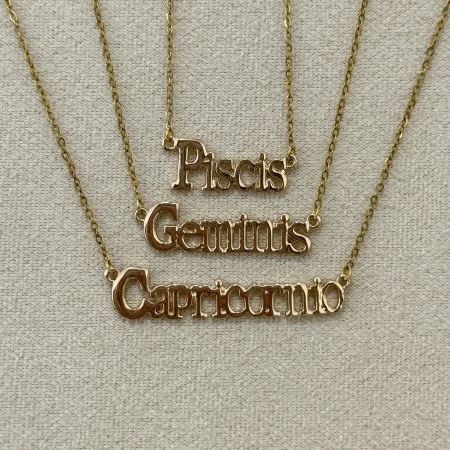 COLLAR DORADO GEMINIS